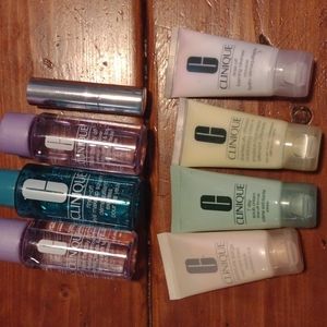 Clinique removers, lotions